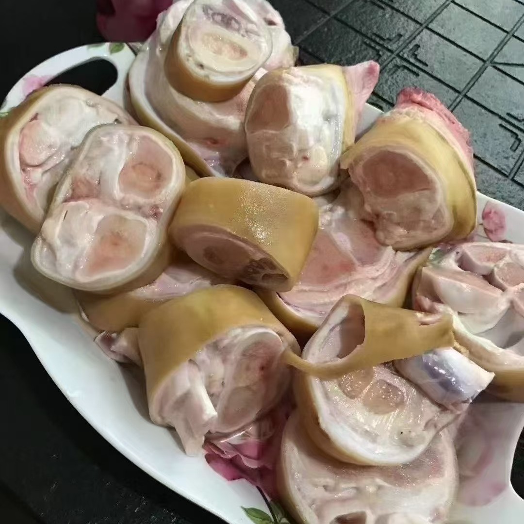 5斤装新鲜牛蹄牛脚原切黄牛牛蹄子农家散养牛腿切块带筋骨带牛掌