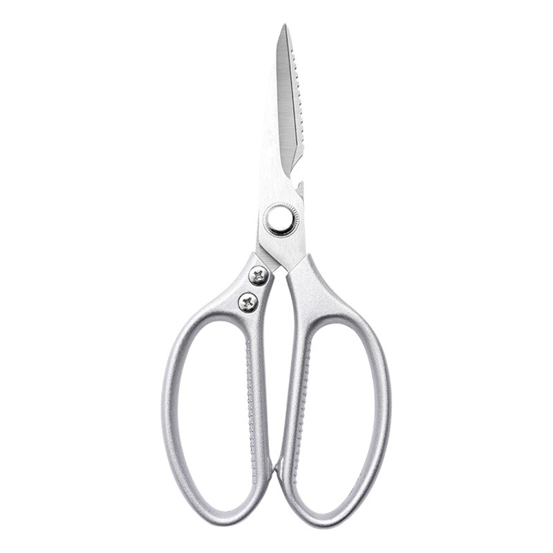 Tijeras de cocina multifuncionales Tijeras de hueso de pollo fuertes de acero inoxidable Tijeras SK5 Tijeras domésticas Tijeras de Panda al por mayor