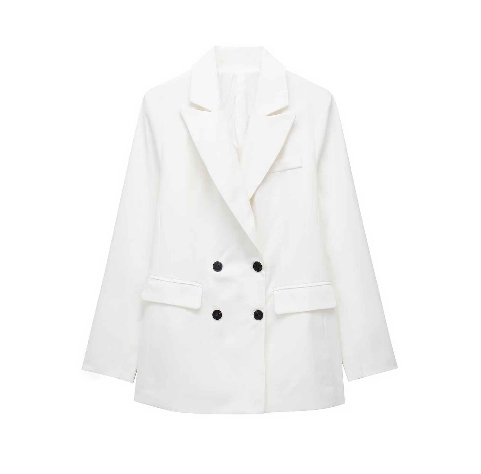 157g Weight Long Sleeve Sleeve Length Viscose fiber Fabric Type Pants Sets Sets Type 3 Pieces Set Quantity Daily Occasion Turndown Neckline Regular Fit Fit Type Solid Color Pattern Summer, Spring Season Women's Gender Business, Classic Style Style Women's Long Sleeve Blazers Business Classic Style Solid Color 110