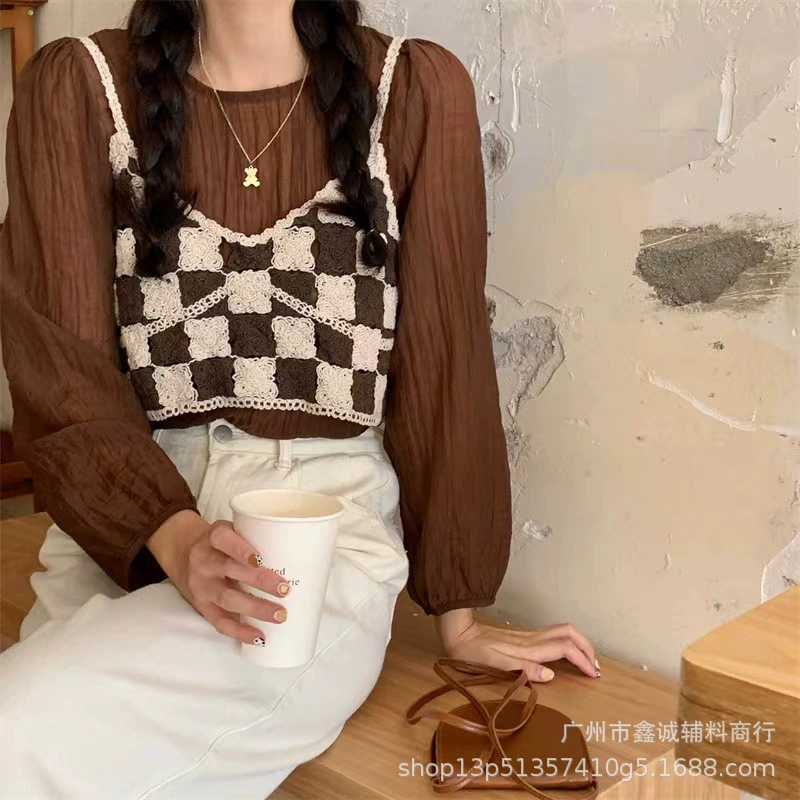 Женская пляжная накидка с длинным рукавом, one size (длина 65 см), защита от солнца, лёгкая