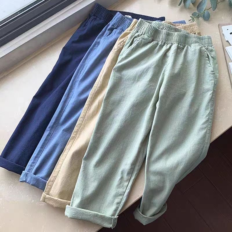 Boys' Summer Thin Cotton Casual Anti-Mosquito Pants 2025 New Korean Style for Older Children