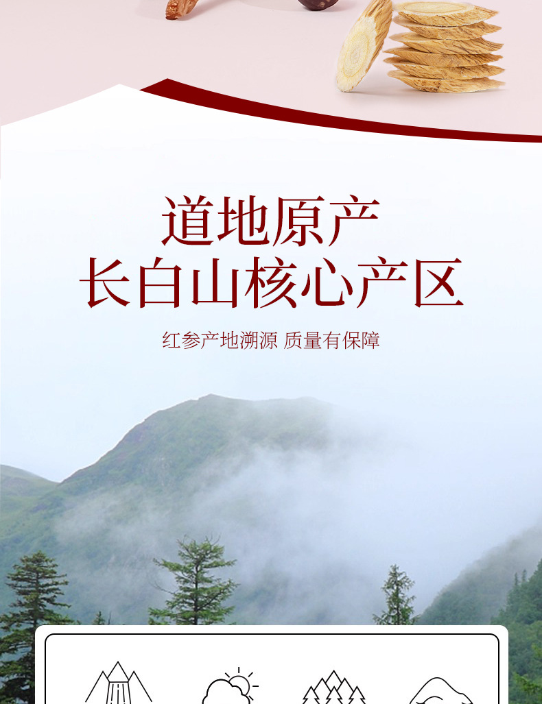 Handmade Red Ginseng Astragalus Honey Pills Five Red Balls Herbal Wellness 108g quality and texture