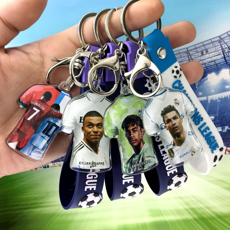 2026 Maxam World Cup Champions League Football Star Camel Mbappe Ronaldo Messi Car Keychain Pendant