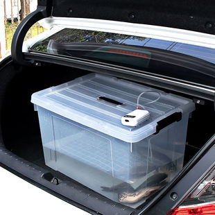 Outdoor Car Fishing Box Trunk Live Fish Bucket Large Capacity Plastic Box Thickeneded Seafood Aquaculture Box Fish Tank