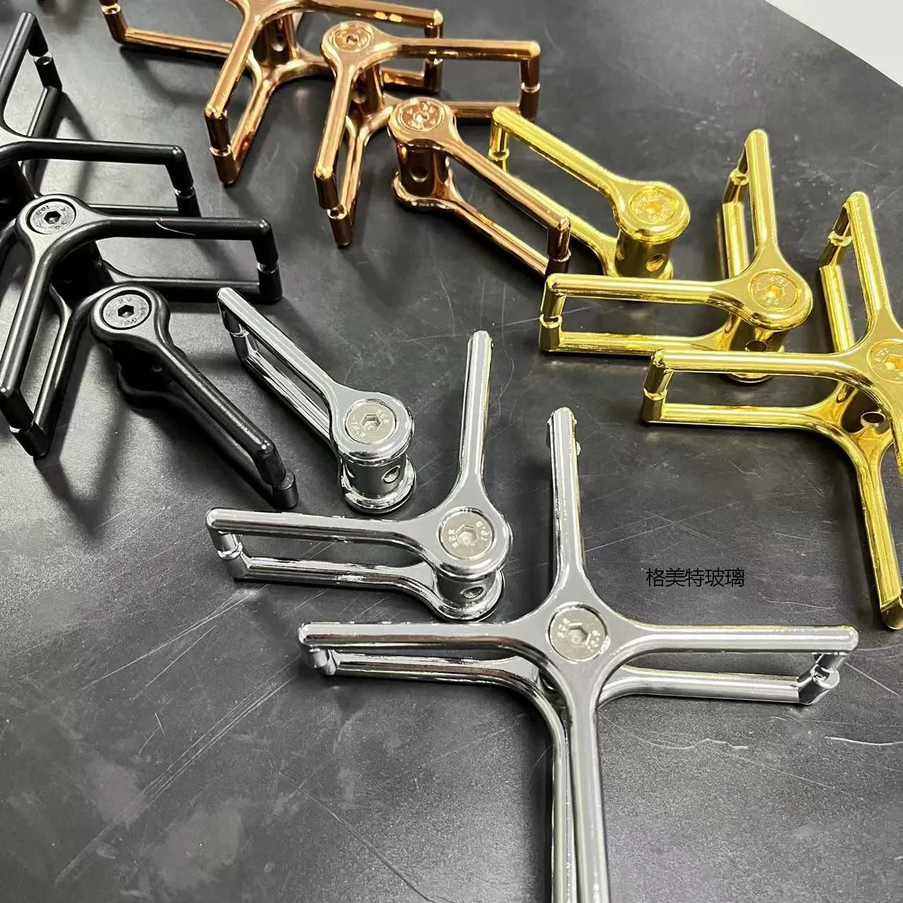 Экран металлический коготь кусок 304 Нержавеющая сталь Матовый цинковый сплав кристалл висит кусок фиксированный коготь