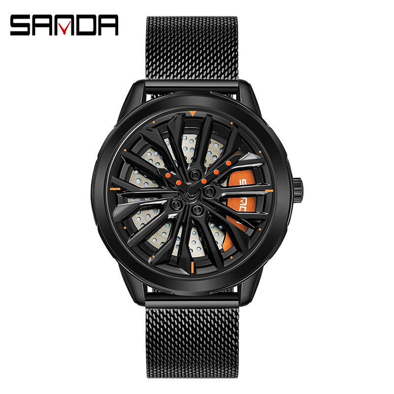 1063 메쉬 벨트 블랙