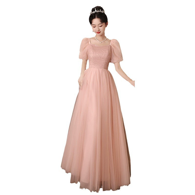 Бархатное вечернее платье фуксии, маленький princess-костюм для учащихся начальной школы, юбка