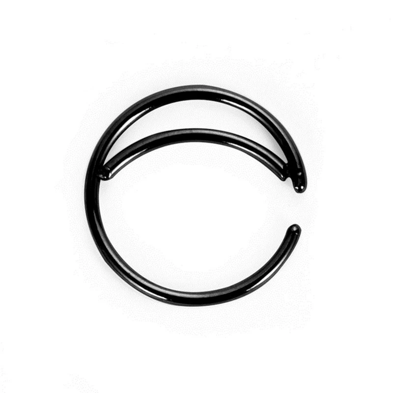 Пирсинг для губ из нержавеющей стали, лунная форма, AliExpress, Wish