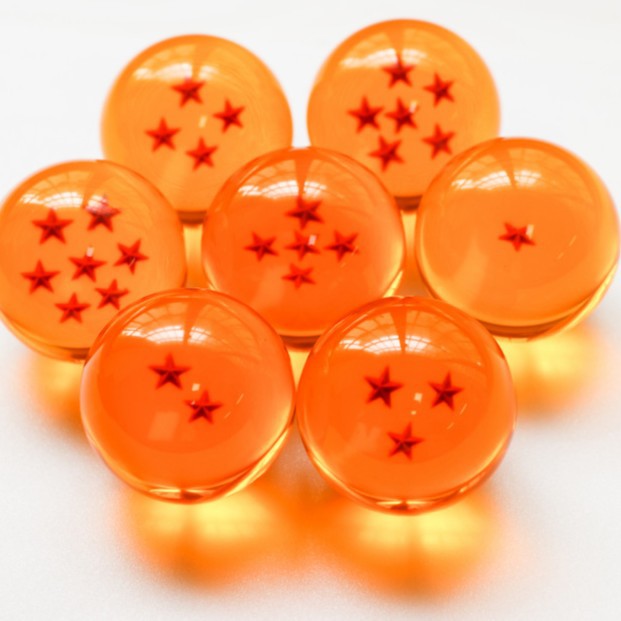 Suministro disponible de figuras de resina de Dragon Ball, adornos de bolas de resina, figuras de juguete de Dragon Ball de siete estrellas, regalos creativos.