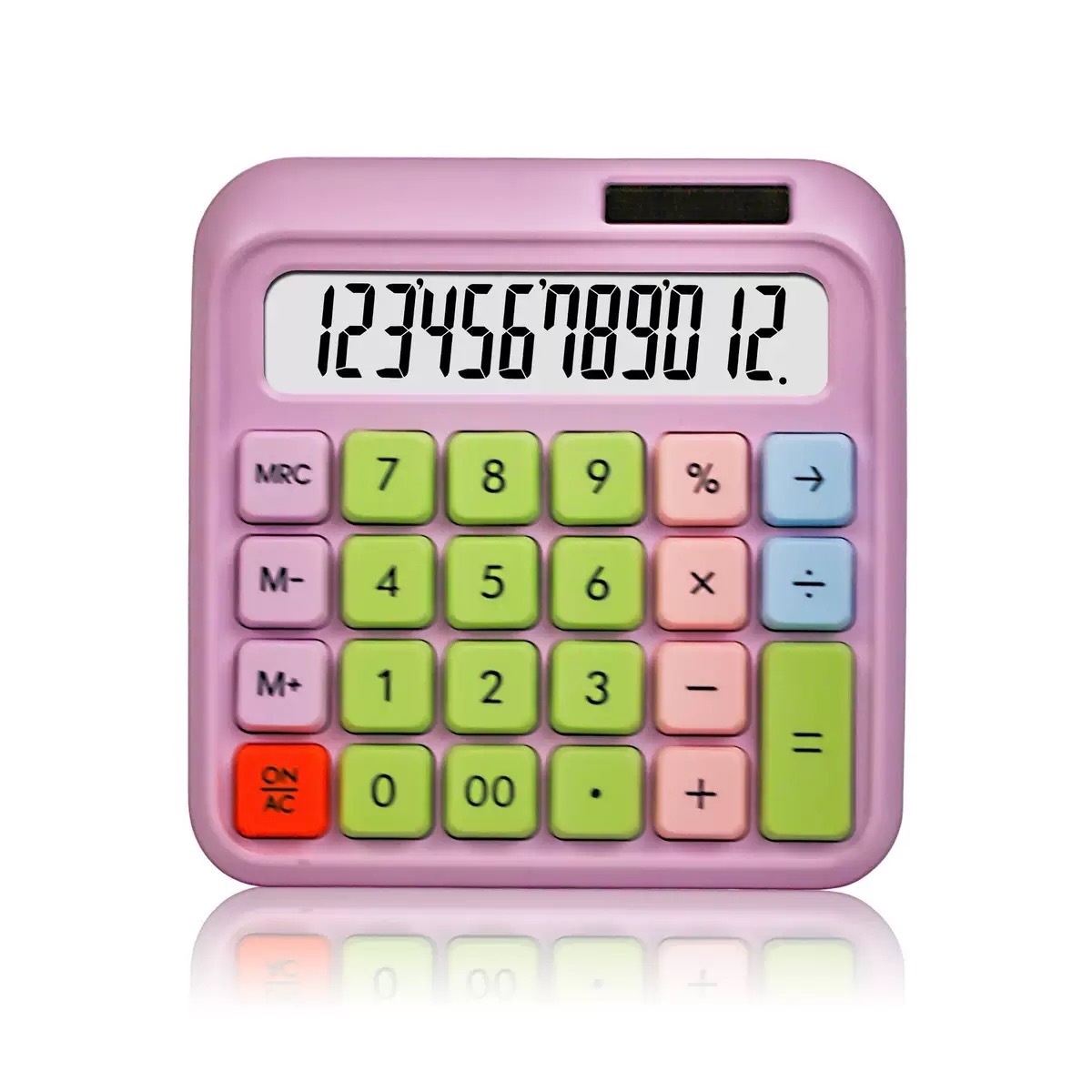 Calculadora de alto valor de color caramelo de dopamina, computadora solar multifuncional, oficina financiera para estudiantes al por mayor