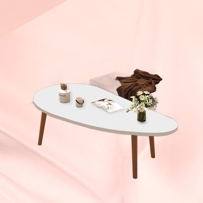 Coffee Table Rental House Small Apartment Small Table Nordic Living Room Household Modern Simple Creamy Style Bedroom Simple Side Table