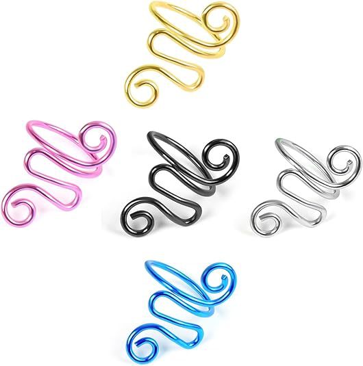 Amazon estilo caliente crochet para dedos venta caliente unisex anillo para dedos retorcido herramienta de tejido en forma de serpiente ganchillo hecho a mano