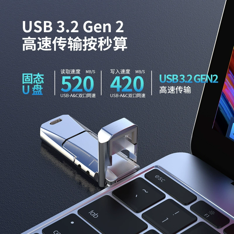 SSD USB3.2 твердотельный диск Mederon 1Т2Т спортивная автомобильная модель многоинтерфейсный USB диск компьютер телефон двойной интерфейс