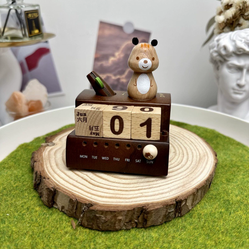 Календарь, деревянная игрушка, музыкальная шкатулка, DIY