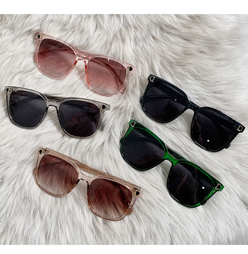 Sunglasses in Transparent Pink