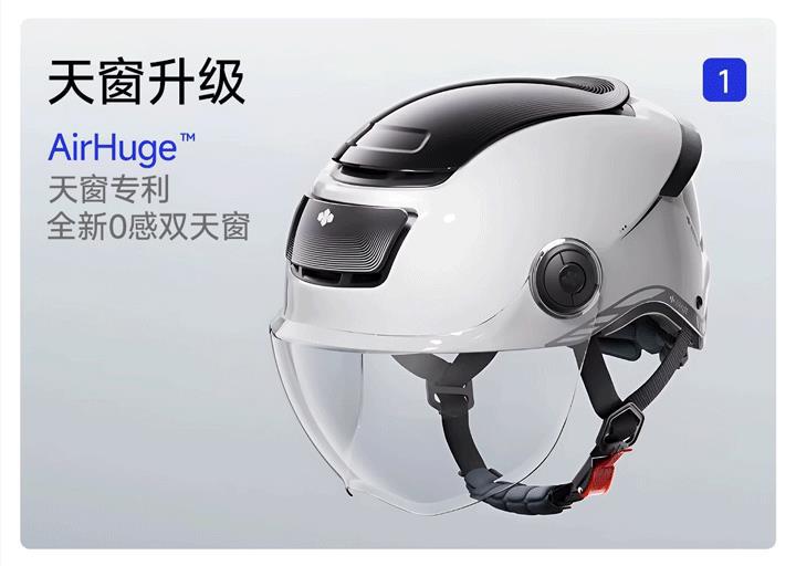 Two Little Bees 3C Certified Electric Motorcycle Helmet for Men and Women, Summer Sun Protection Half Helmet, Silver Lion Safety Helmet