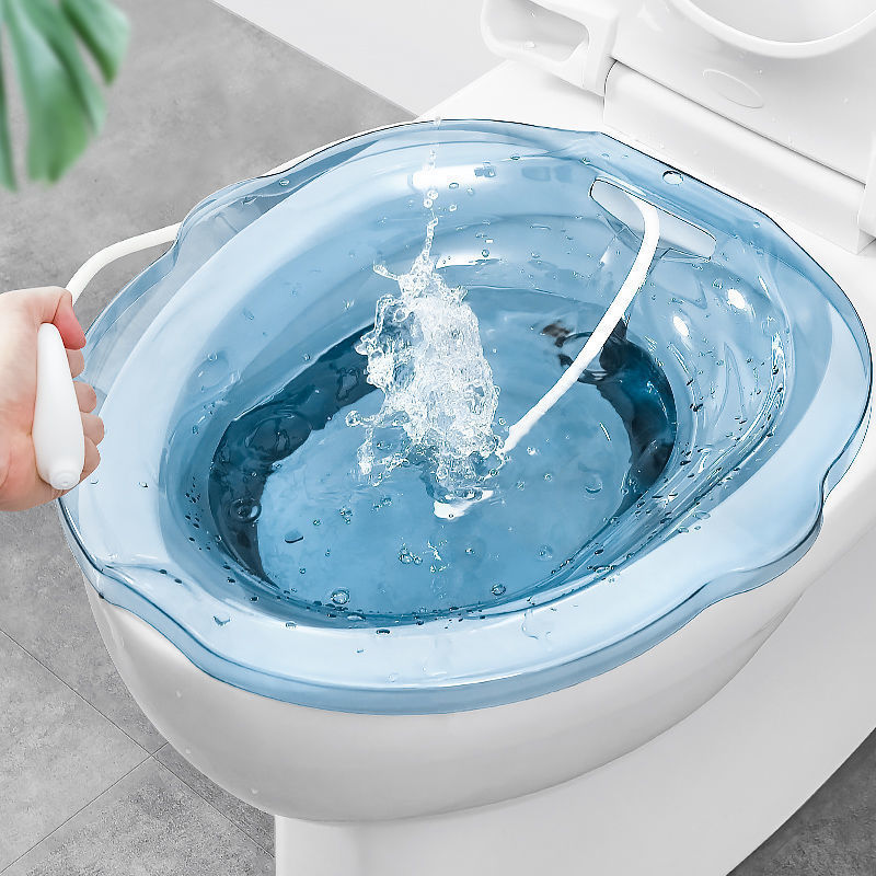 Maternity Bidet Female Private Parts Squat-Free Toilet Basin Elderly Pregnant Women Flushing Butt Basin Confinement Butt Washing Care Basin