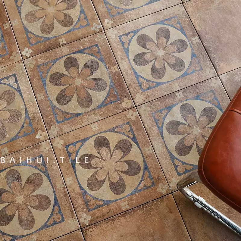 Ретро-марокканская плитка 300*300 для кафе, ресторана, кухни, бара, гостевого дома, входа, балкона, напольная плитка