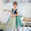 Princess Aisha Anna Knoo 2023 Summer New Girls High Quality Six One Sixth Pennel Irregular Nets Skirt