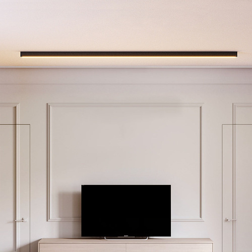 Nordic modern minimalist designer office bedroom living room restaurant bar long aisle one-word ceiling lamp