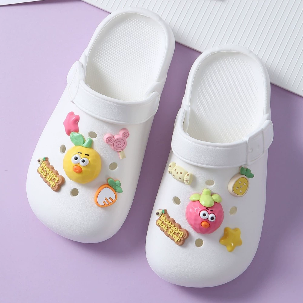 Cute removable cartoon slippers, brand accessory, footwear buckle, DIY