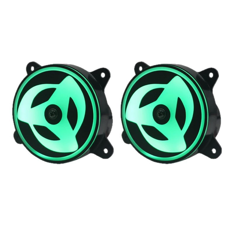 Cross-border Sharingan 2.5inch 3inch вращающаяся стоп-сигнал лампа для мотоцикла светодиодная декоративная крышка RGB вкладыш для автомобиля встроенный