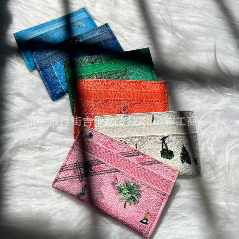 2025 New Popular Original Leather Passport Holder Wallet Card Holder Printed Short Half-Fold Thin Business Wallet Wallet 2025 New Popular Original Leather Passport Holder Wallet Card Holder Printed Short Half-Fold Thin Business Wallet Wallet