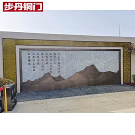 进户门;平开门;景观雕塑