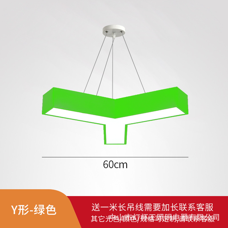 led color hexágono en forma de Y lámpara candelabro jardín de infantes instituciones de capacitación de educación temprana parque infantil creativo lámpara de modelado de panal