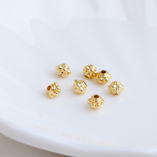 14K����ɫ4*5mm�w��ѩ������ diy�ֹ������Ƭ����Ʒɢ�����