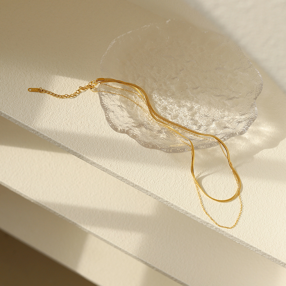 Fashion Geometric Stainless Steel Plating Necklace 1 Piece