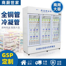 单门双门药品阴凉柜 药品用立式恒温冷藏展示柜 药店专用冷柜