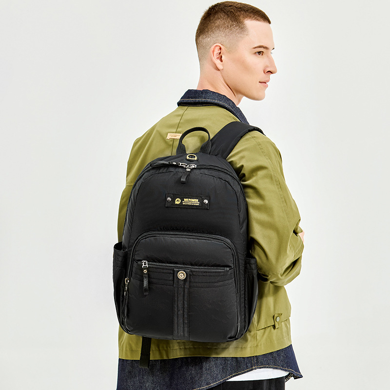 WEPOWER nueva mochila impermeable mochila de estudiantes suave y ligera viajes mochila de gran capacidad image 3