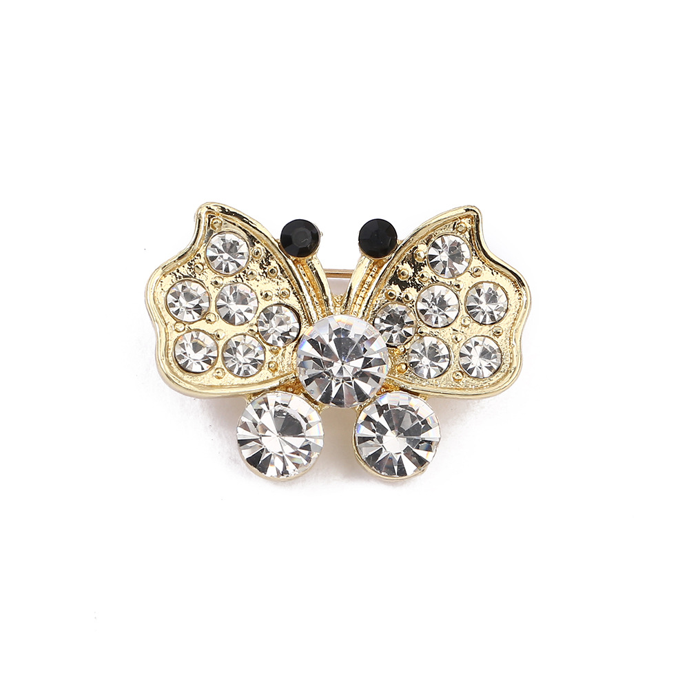 15g Weight Brooches Classification Daily Occasion Alloy Material Butterfly Pattern Women'S Gender Plating Design Fashion Style Fashion Pin Butterfly Alloy Plating Women'S Brooches 6