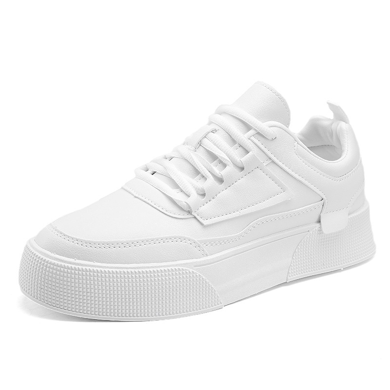 Zapatos blancos pequeños, zapatos de moda para hombre, primavera y verano, nuevo estilo, plataforma, aumento, tablero coreano, zapatos deportivos, zapatos casuales para hombre, cabello