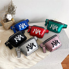Korean children's waist bag 2021 summer new mini alphabet single shoulder cross-body chest bag fashionable for boys and girls decorative bag