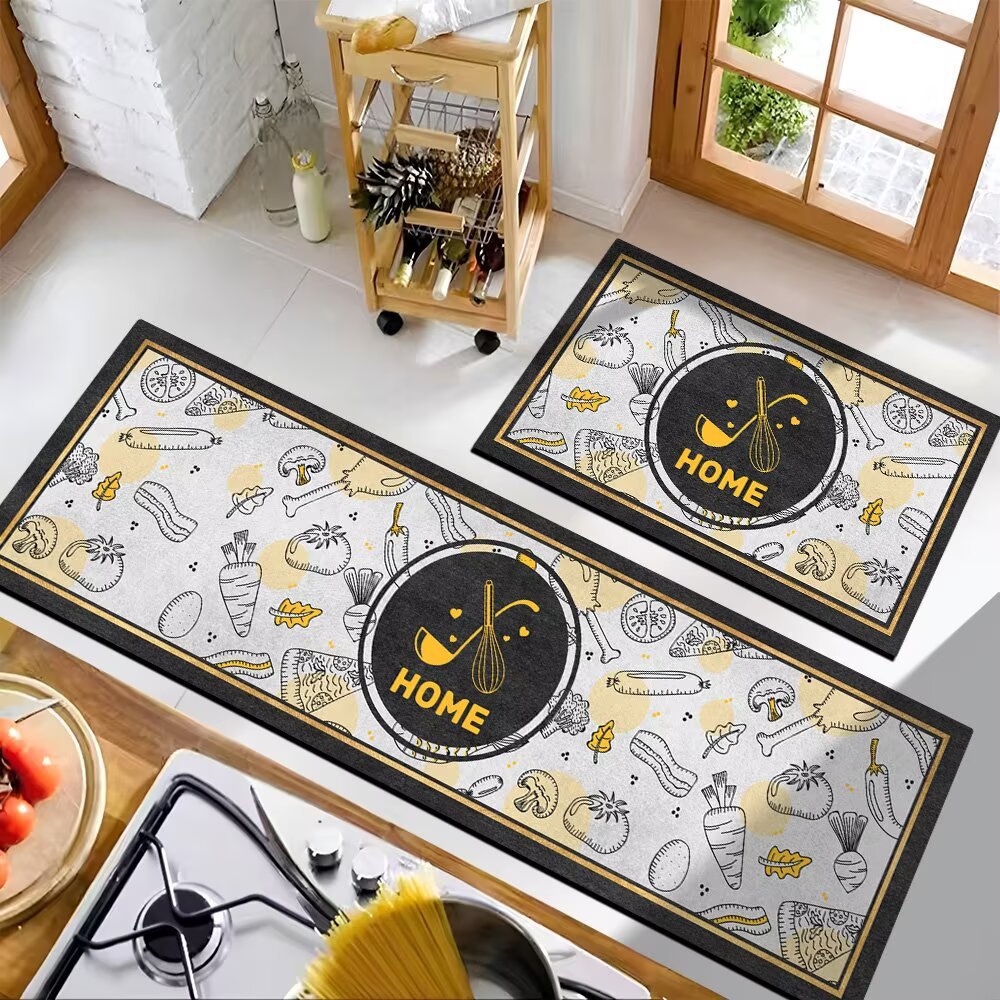 HOME 패턴 바닥 매트