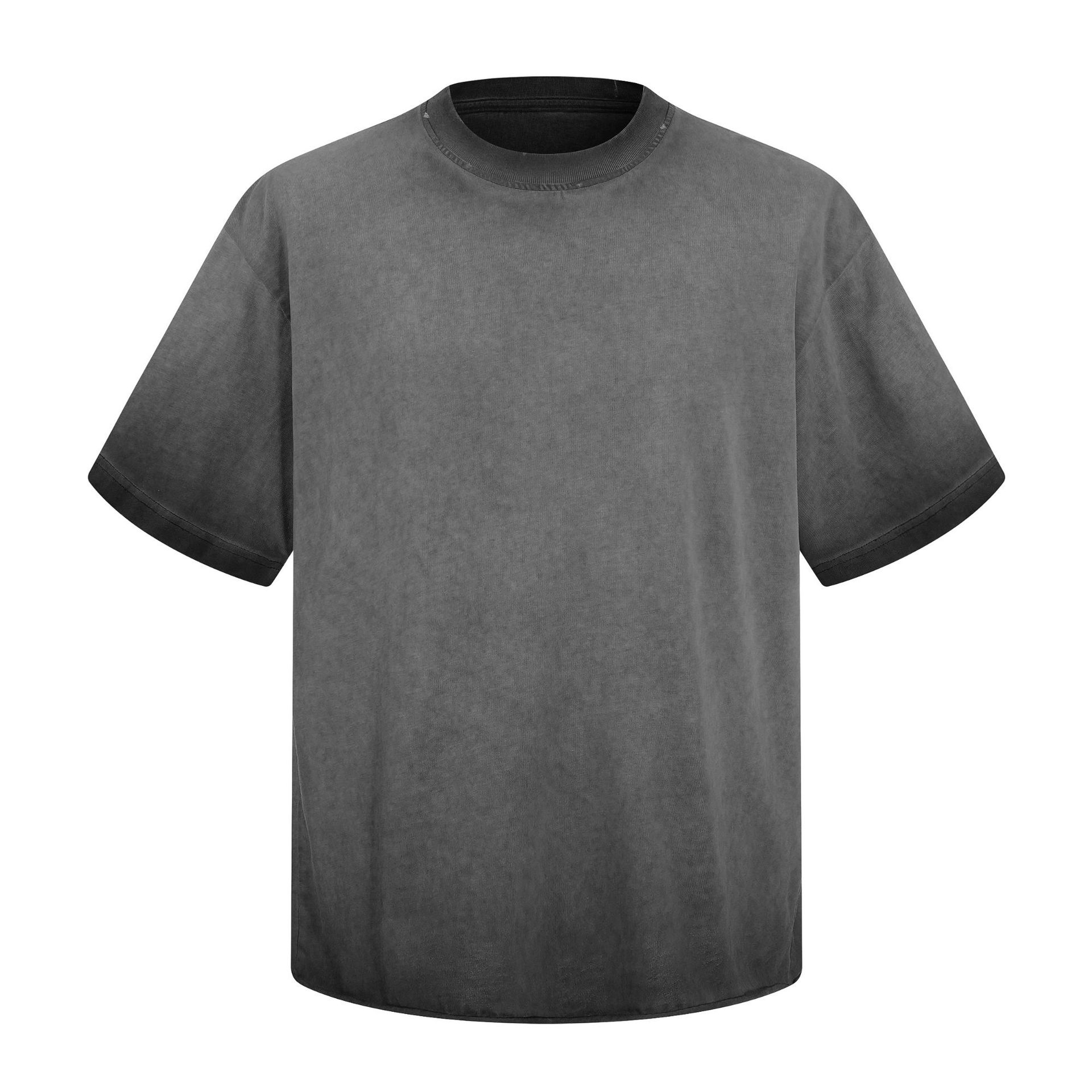 Chain tide2026 nuevo verano retro americano lavados con agua pantalones cortos de manga corta set corto set de verano camiseta de manga corta hombre image 11