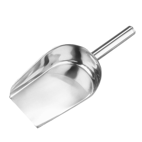 304 Stainless Steel Ice Shovel for Ice Machines, Flour Shovel, Grain Shovel, Ice Cube Scoop, French Fry Spatula, Multi-Purpose Tea Scoop—Cross-Border Product