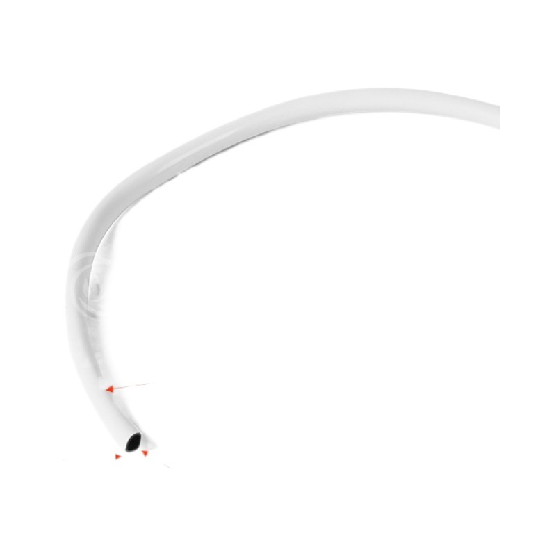 Nuevo material de PVC exterior blanco negro 4 / 7 tubo capilar grueso 1.2 mm de espesor de pared micro-spray irrigación por goteo 47 boquilla capilar