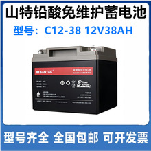 山特蓄电池C12-38/12V38AH机房基站通讯设备UPS直流屏EPS医疗电源