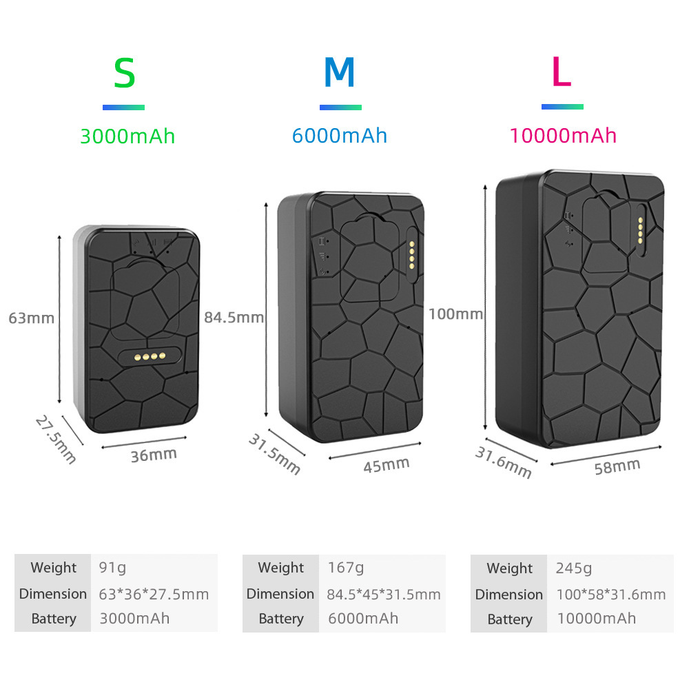 G50 4g Gps Tracker Full Network Cat1 Strong Magnetic Locator Wireless Car Electric Vehicle Anti-Theft Device