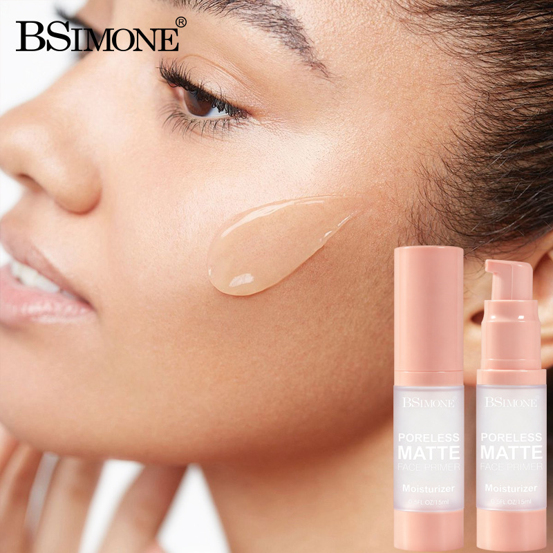 Corrector de tono de piel iluminador, hidratante y nutritivo, con textura gel, minimizador de poros, base de maquillaje sin grumos para personas que no quieren complicarse.