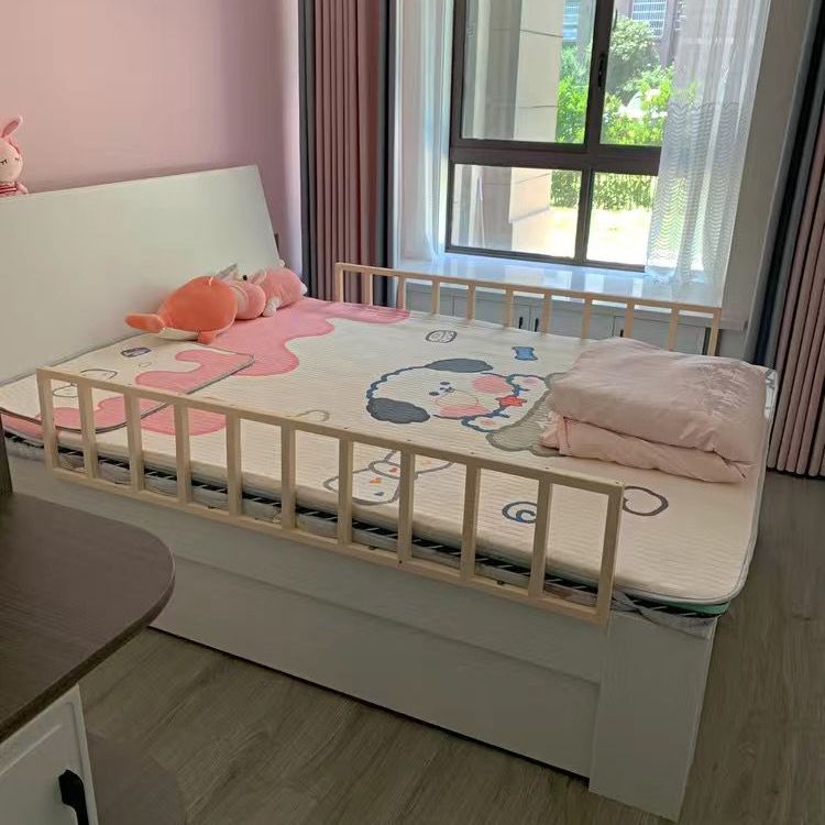 Bed Rail for Infants and Children, Foldable Solid Wood Bed Guardrail to Prevent Falling, Splicing Large Bed Side Panel, Available for Wholesale