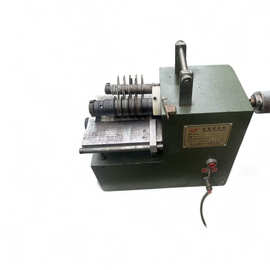 小型皮革布料皮料开条机 皮革抽条机 迷你双头分条机