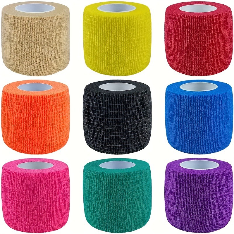 Cross-Border Temu Xiyin Dropshipping Sports Protective Finger Universal Non-Woven Pet Elastic Bandage Camouflage Writing Protection
