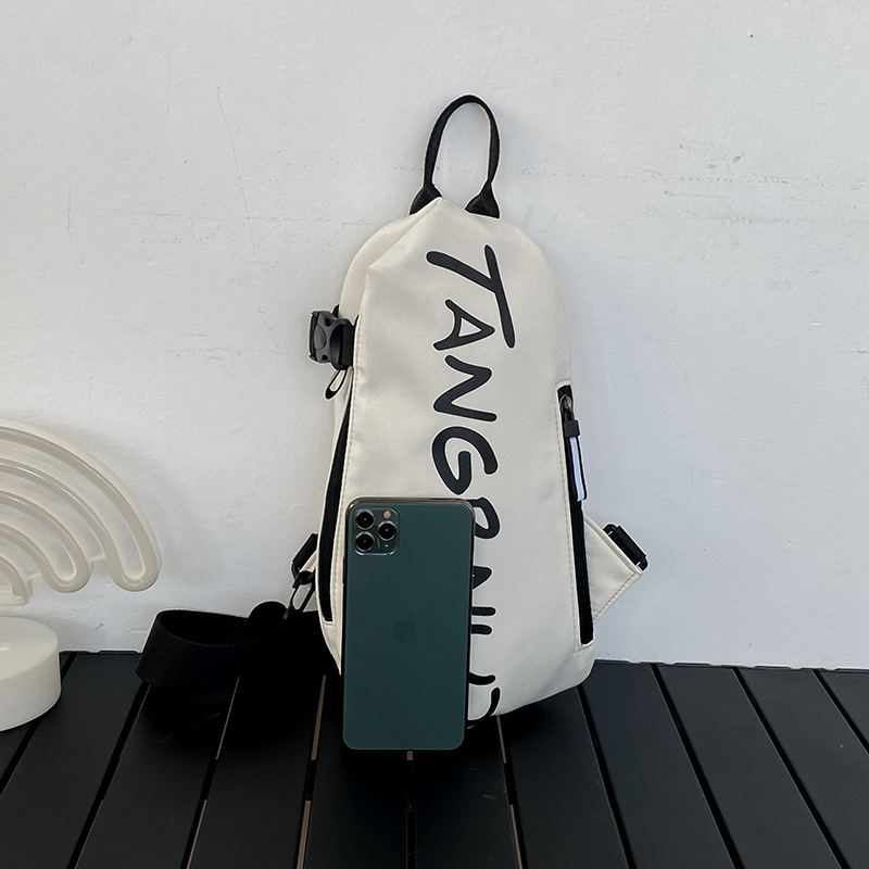 Nuevo gran capacidad hombro crossbody pequeña mochila simple ligero multi-funcional moda pecho bolsa correr deportes ciclismo bolsa