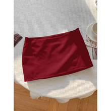 R 49471 Satin Shiny A-line Skirt �������� A �ֶ�ȹ�羳��