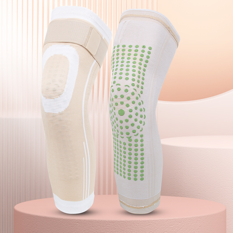 Ventas directas de fábrica correa de la almohadilla de la rodilla ajenjo calefacción antideslizante deportes rodilla caliente fitness protección presión transpirable