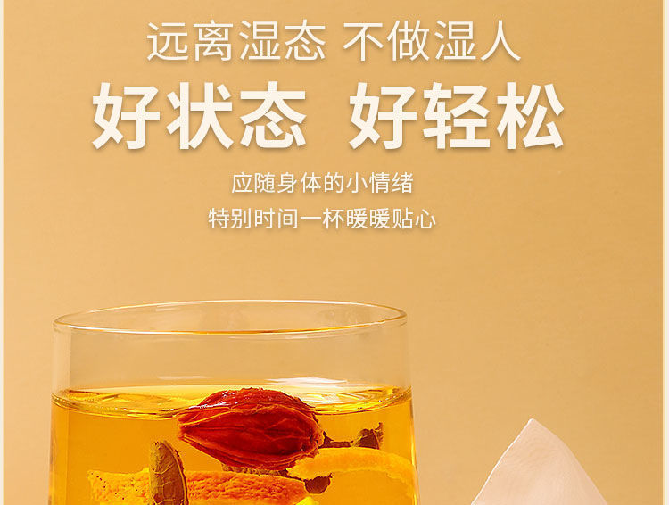 Five-Finger Fig Poria Tea Wuzhi Maotao Fuling Cha 200g 20 Teabags Dampness-Relief Herbal Blend key features